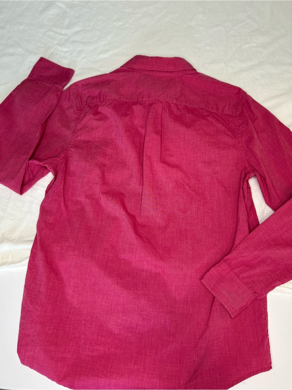 GAP Classic Fit Pink Woven 100% Cotton Button Down Shirt Small - Picture 7 of 7